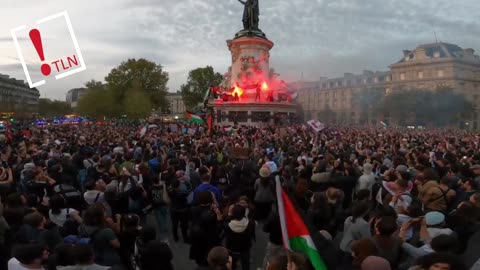 50.000 personas se manifiestan en París contra la ocupación de Palestina