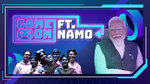 INDIA'S PM MEETS THE GAMERS OF INDIA.