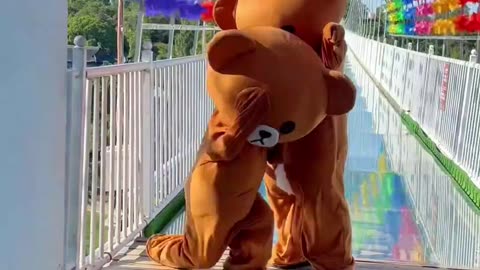 Brown bear goes with you to the amusement park and the ending episode 147