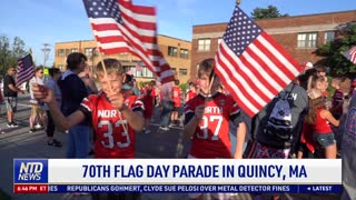 70th Flag Day Parade in Quincy, Massachusetts