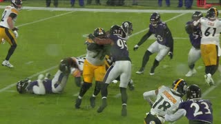 Najee Harris dives for 6-yard TD to give Steelers 6-0 lead