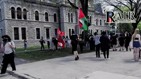 Communist Canada: Media & Politicians Celebrate Anti-Israel Protest, Trash Covid Freedom Rally