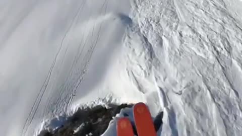 extreme skiing