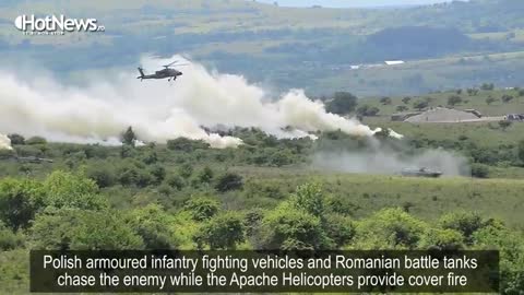 How quickly can NATO forces react? Military exercise in Romania with NATO VJTF