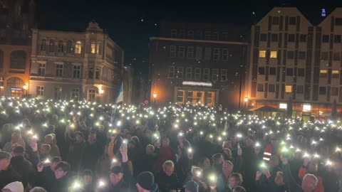 Stralsund - Moderatoren rufen zur Lichteraktion auf 19-10-2022