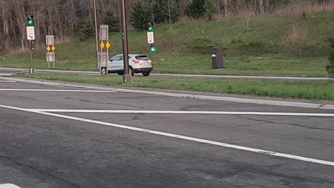 Impatient Drivers Use Entry Ramp to Exit Highway