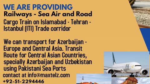 Logistics by train to Eurasia Region for safe transportation