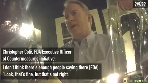 FDA Executive Officer Exposes Close Ties Between Agency and Pharmaceutical Companies 02.16.22