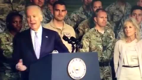 Watch & Listen to what JOE BIDEN Calls U.S. Military Men & Women