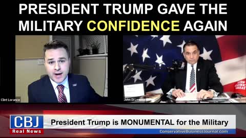 President Trump Gave the Military Confidence Again!