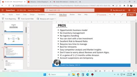 Shopify Dropshipping Course session 1