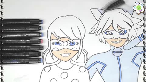 Como Dibujar a Ladybug y Cat Blanc Malos PASO A PASO Miraculous Aprende a Dibujar