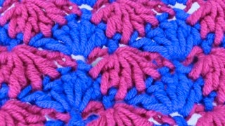 How to crochet simple shell stitch