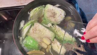 Cabbage, Potatoes and Ham
