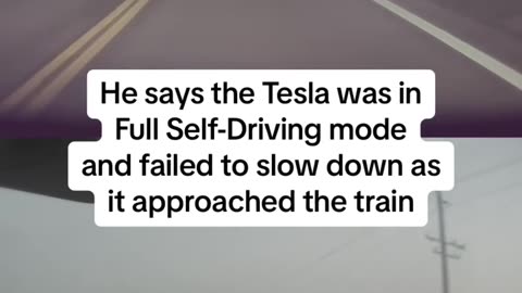 Tesla vehicle in Full-Self Driving mode