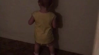 Daughter Discovers Her Shadow