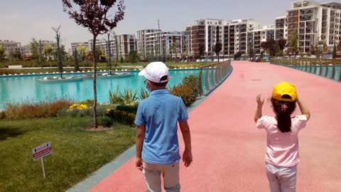 Wonderful pool in Tashkent