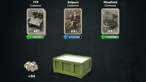 Opening crate