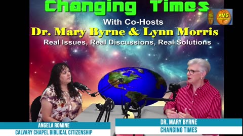 "Changing Times," with Dr. Mary Byrne guest Angela Romine