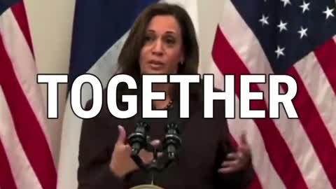 Kamala Harris says we must work together