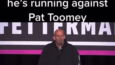 John Fetterman Thinks He’s Running Against Pat Toomey! 🤦🏻‍♂️