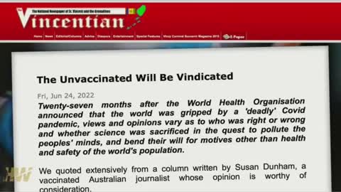 The Unvaxxed get some vindication