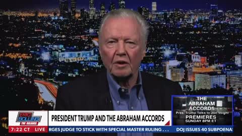 Jon Voight on Newsmax: President Trump & Peace in the Middle East