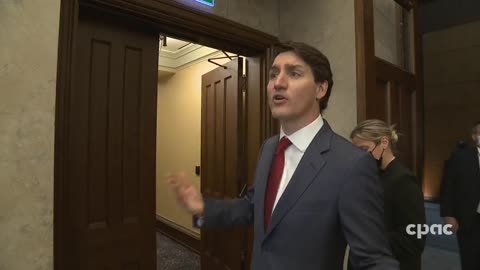 Trudeau: “What is the nature of your thoughts, gentlemen, when you say you move your lips in a particular way.”