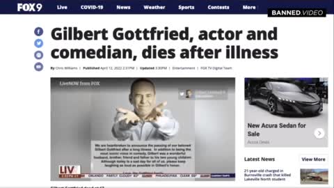 Comedian Gilbert Gottfried Dies Five Months After Revealing Being Fully Vaxxed And Boosted