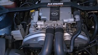Retro Vintage Restomod Opel Rekord E 3.0 V6 Holden Commodore Engine Bay Overview