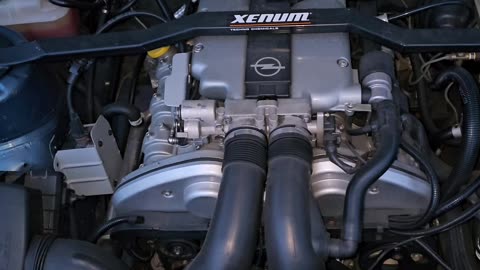 Retro Vintage Restomod Opel Rekord E 3.0 V6 Holden Commodore Engine Bay Overview