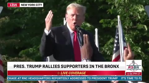 Bronx Crowd Breaks Into Build The Wall Chant