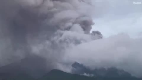 Dec 5 2023 INDONESIAN VOLCANO ERUPTS AND KILLS AT LEAST 11 HIKERS - WITH 12 STILL MISSING
