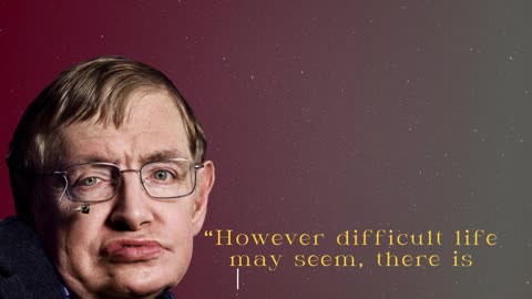 Way of success | Stephen Hawking | English