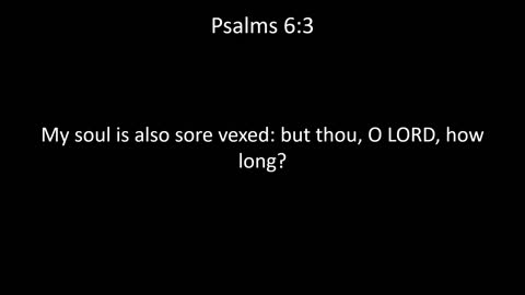 KJV Bible Psalms Chapter 6