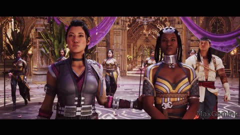 Mortal kombat 1 Mileena Tries to Eat her Mother Sindel Scene