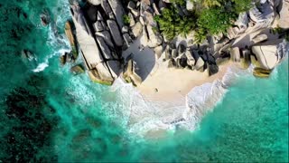 Crystal clear Sea beach