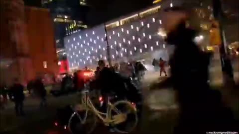 The police in Rotterdam fired multiple shots during riots against lockdown