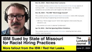 IBM Sued by State of Missouri for Racist Hiring Practices