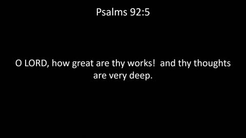 KJV Bible Psalms Chapter 92