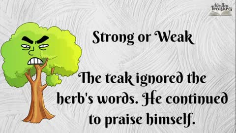 Short stories | Moral stories | #weakorstrong | Short stories for kids in english |