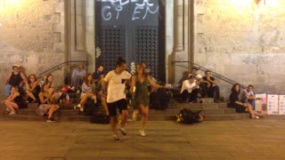 Street Salsa dancing