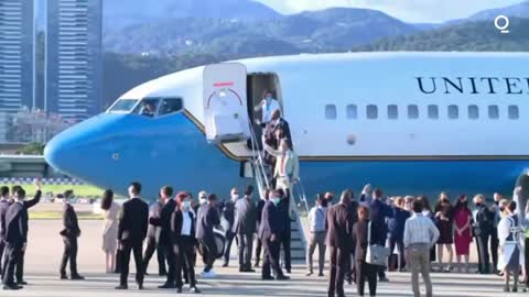 House Speaker Pelosi Departs Taiwan After Visit