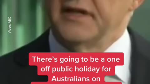 There's going to be a one off public holiday for Australians on