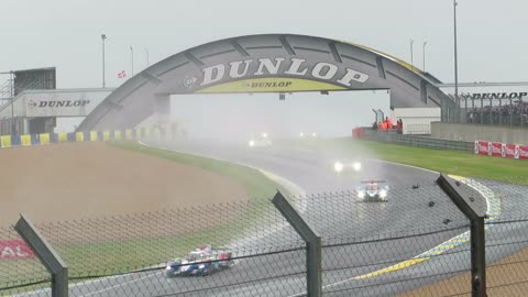 Safety Car during heavy rain - Le Mans 2016