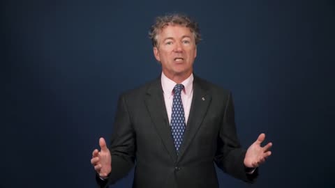 Senator Rand Paul Calls For Citizens To Say No To Covid-19 Masks and Vaccines