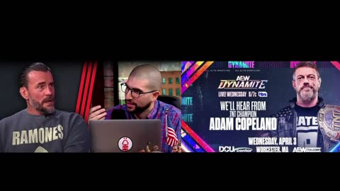 AEW'S/Tony Khan's Response Via Adam Copeland To CM Punk's Interview On The MMA Hour, Was Not Good.