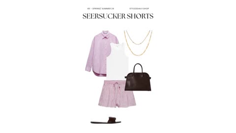 Styling Seersucker-style shorts, a modern take on a coastal classic | Styled Daily