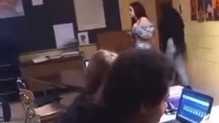 Student Knocks Out Teacher with a Chair