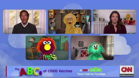 CNN and Sesame Street teamed up to tell kids to get the COVID vaccine